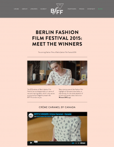 Berlin Fashion Film Festival 2015