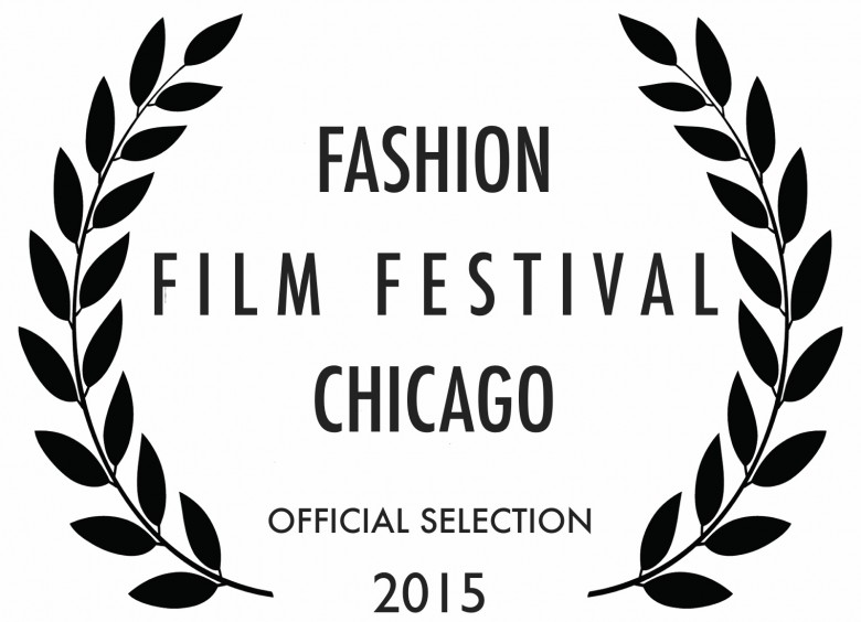 The logo of the Fashion Film Festival Chicago Official Selection 2015