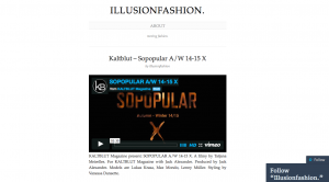 Illusion Fashion video feature of SoPopular X by Tatjana Meirelles