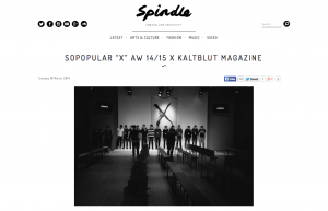 Spindle Magazine video feature of SoPopular X